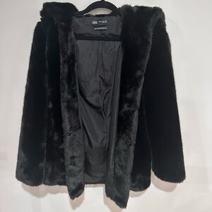 Zara Faux Fur Sweater